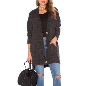 Free People Boucle Slouch Cardi
